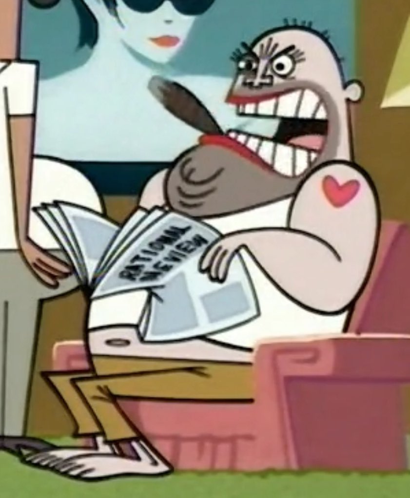Carl can't sit in a chair properly.