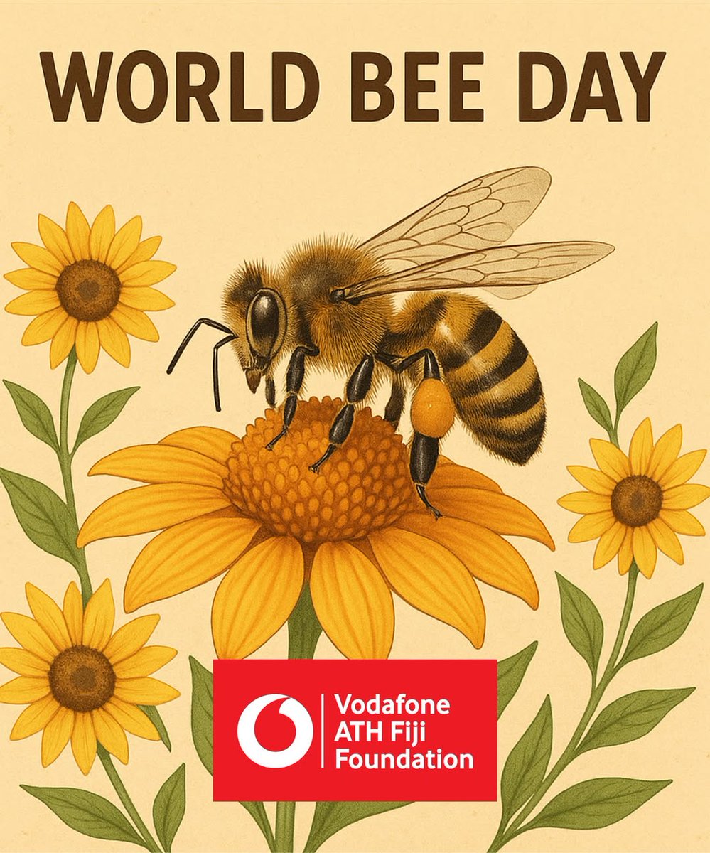 🌼🐝 Happy #WorldBeeDay! Bees pollinate 75% of plants, 1/3 of our food &amp; make 🍯—a superfood rich in antioxidants, gut-friendly &amp; soothing! But they’re at risk. 🌿Plant natives, 🚫pesticides, 🍯buy local. 🐝 Bee kind. Bee aware. #SaveTheBees #HoneyBenefits #BeeTheChange