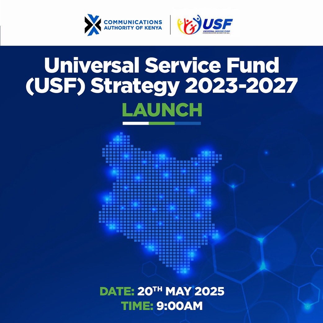 Live from Kempinski Nairobi: CA is launching the Universal Service Fund Strategy 2023–2027 — a blueprint to ensure no one is left behind in the digital era.