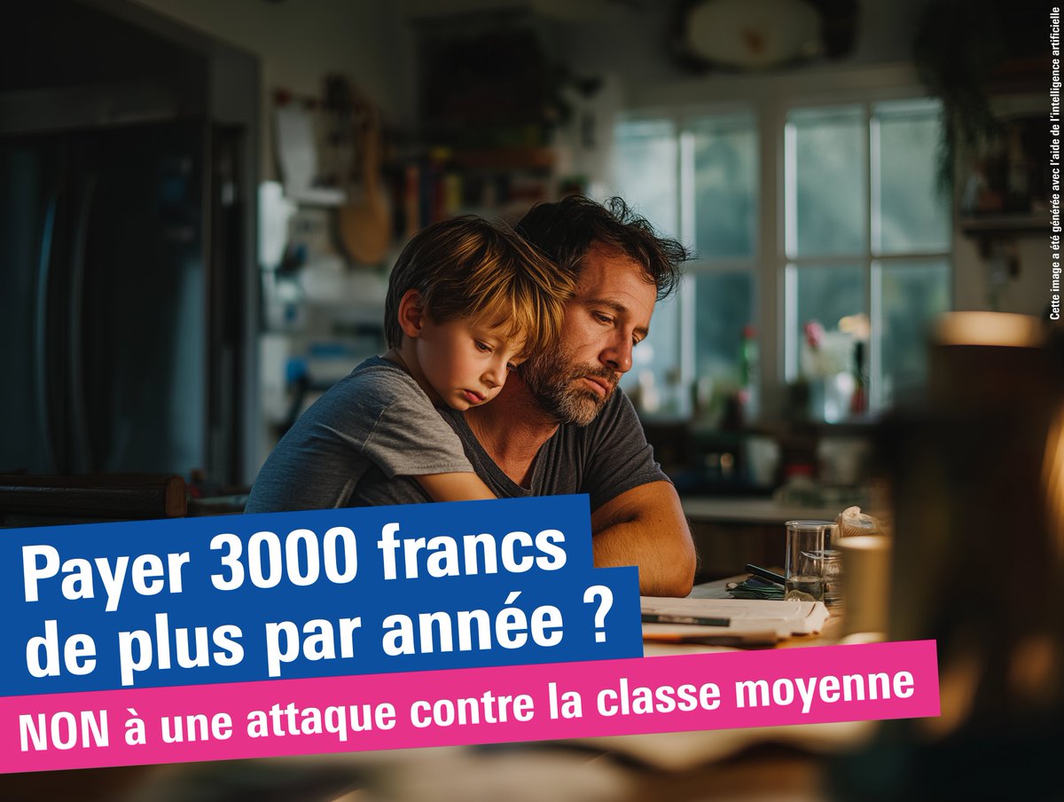 Augmenter les ponctions salariales et la TVA ? 

La réforme de l’AVS présenté par le Conseil fédéral la semaine dernière grèverait encore davantage le porte-monnaie de la classe moyenne. 

NON à cette attaque frontale contre la classe moyenne et les PME : signez notre pétition
