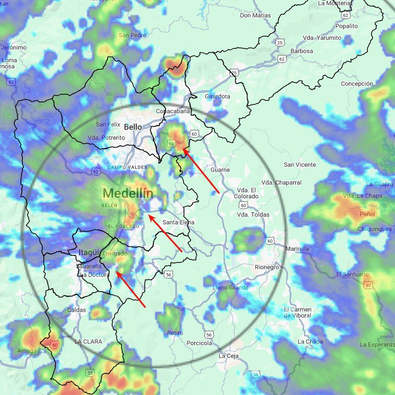 <a href="/AlcaldiadeMed/">Alcaldía de Medellín</a> En Cl. 30 x Cra. 112, Belén Aguas Frías, con #BomberosMedellín atendemos caso por deslizamiento. <a href="/siatamedellin/">siatamedellin</a> reporta lluvias en la zona, seguimos atentos, reporte emergencias a través de la línea 123.