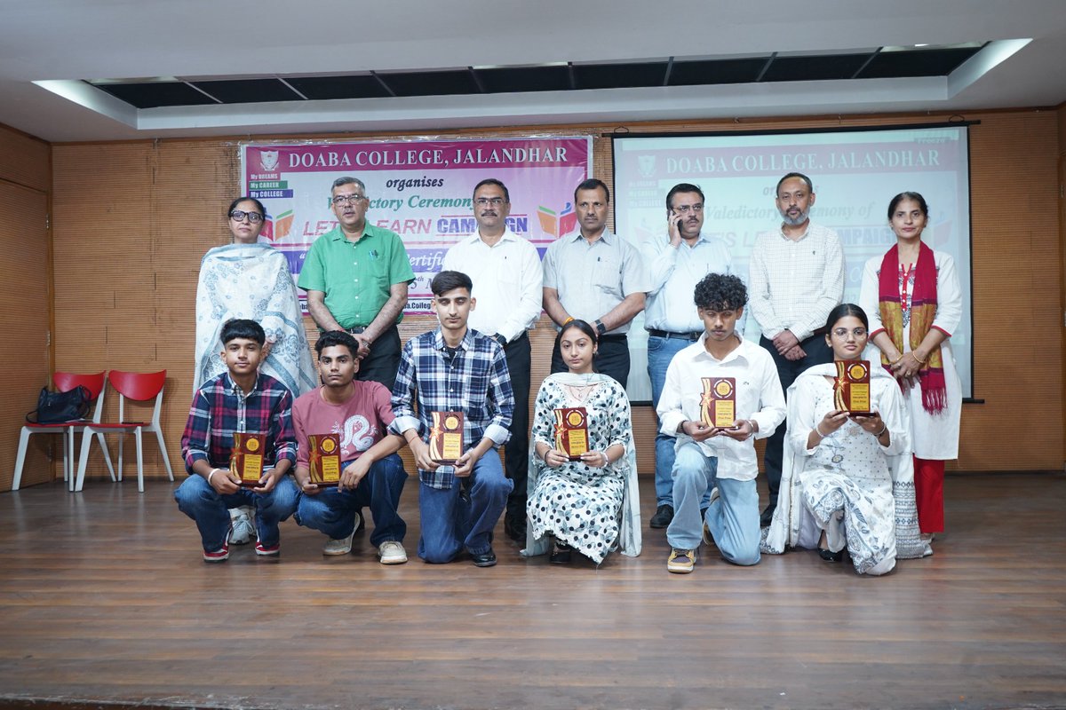 dcj_official's tweet image. #DoabaCollegeJalandhar organized 12th Edition of Annual ‘Let’s Learn Campaign’ exclusively for school students. In this campaign six Skill Oriented Certificate Courses/ workshops were offered to students. .
#SkillDevelopmentCourse #SkillCourses2025  #PrincipalPardeepBhandari