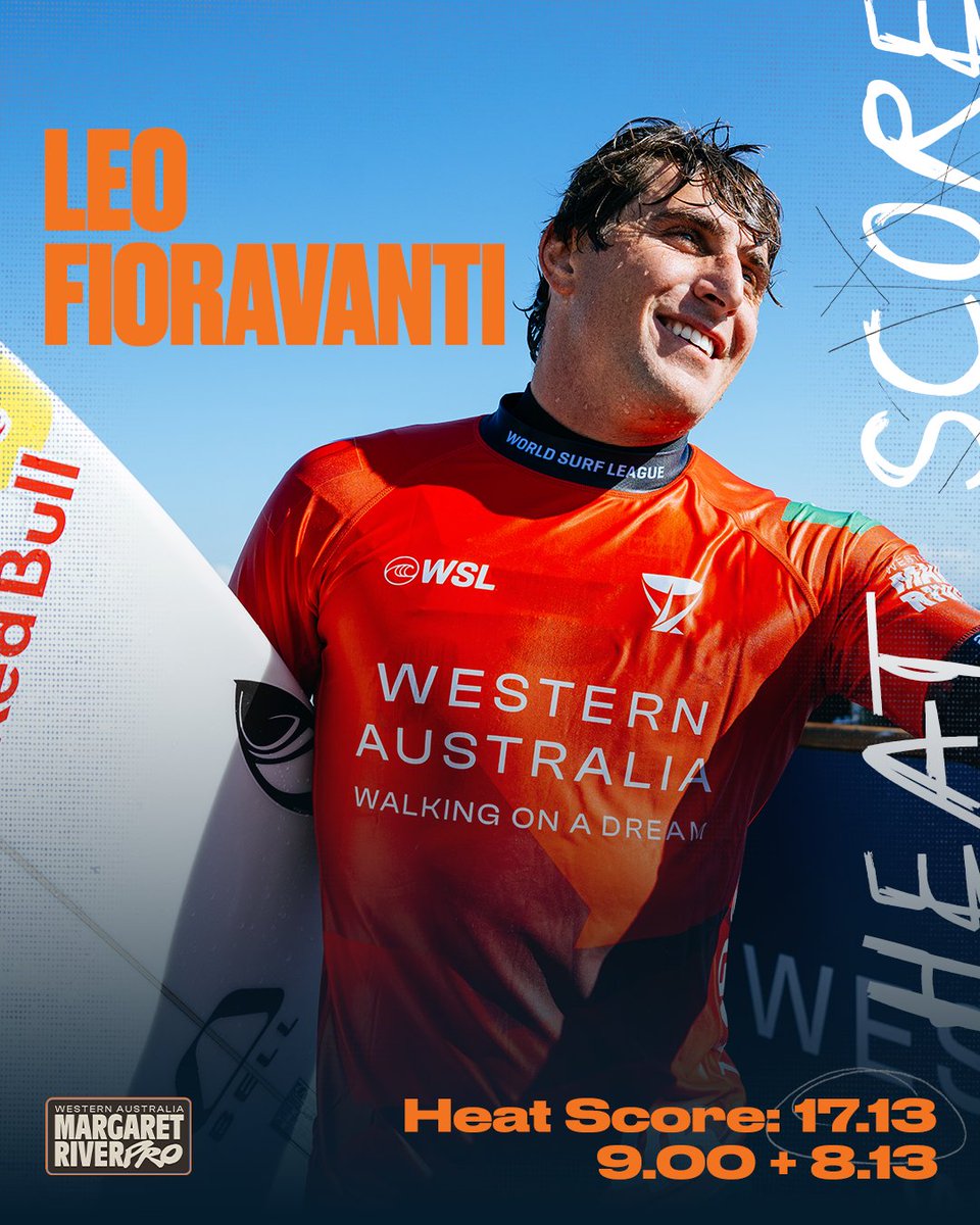 wsl's tweet photo. Leo's looking confident in the juice 💪

A 17+ heat total and a win in the round of 32.

@westernaustralia #MargaretRiverPro is LIVE. https://t.co/RsfetPhwoA