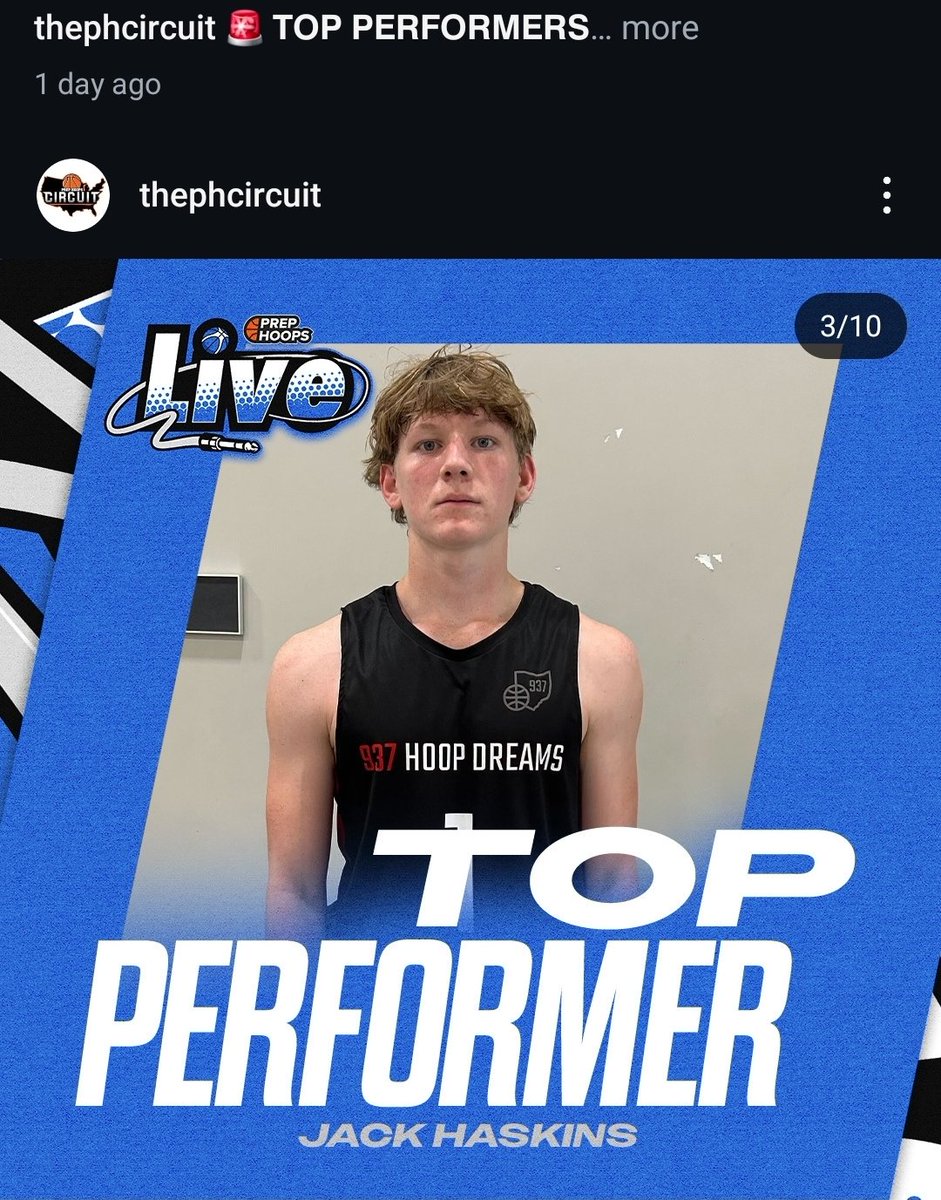 937 Hoop Dreams 2027 (@937hoopdreams27) on Twitter photo ππCongrats to <a href="/Titoharrison33/">Tito</a> <a href="/jackhaskins33/">Jack Haskins</a> & Jayden McGraw for being recognized by <a href="/PHCircuit/">Prep Hoops Circuit π</a> as Top Performers!π’
π₯Jayden put up 20 ppg on 65% FG% & 12 rpg;
π₯Jack poured in 17 ppg on 51% FG% & 4.5 apg;
π₯Tito with a game high 21 pts on 7/7 from the 3 in the 1st game Sun ππCongrats to <a href="/Titoharrison33/">Tito</a> <a href="/jackhaskins33/">Jack Haskins</a> & Jayden McGraw for being recognized by <a href="/PHCircuit/">Prep Hoops Circuit π</a> as Top Performers!π’
π₯Jayden put up 20 ppg on 65% FG% & 12 rpg;
π₯Jack poured in 17 ppg on 51% FG% & 4.5 apg;
π₯Tito with a game high 21 pts on 7/7 from the 3 in the 1st game Sun