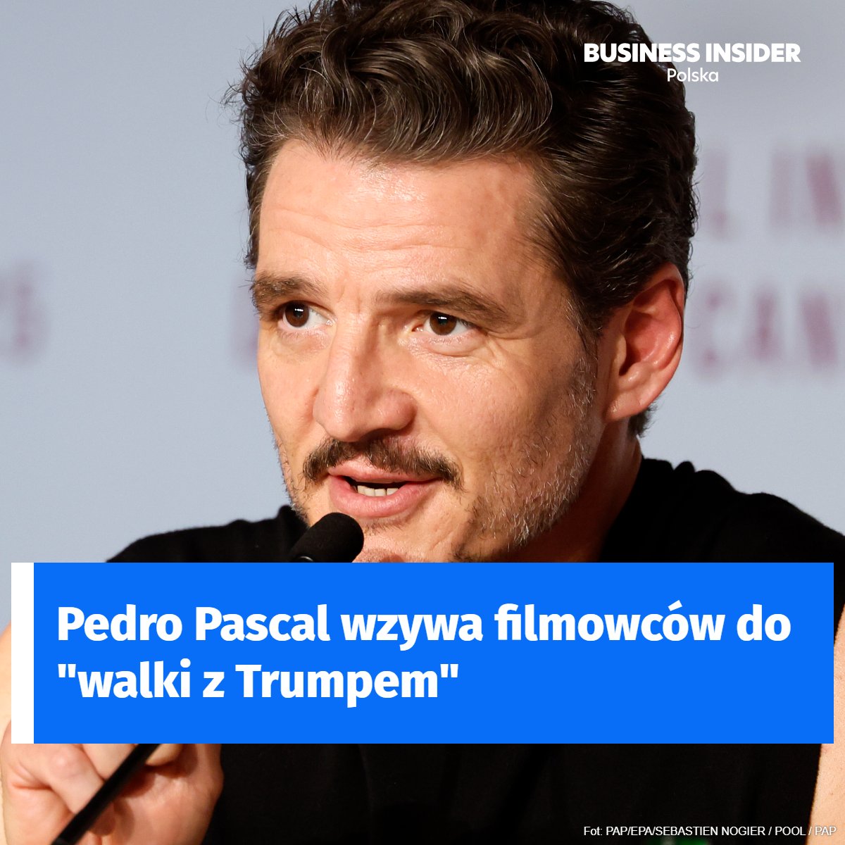 BIPolska's tweet photo. Pedro Pascal ostro skrytykował ataki Donalda Trumpa na artystów🔴 https://t.co/AHD1qzNkr8
#perdropascal https://t.co/VNmEawjBnN