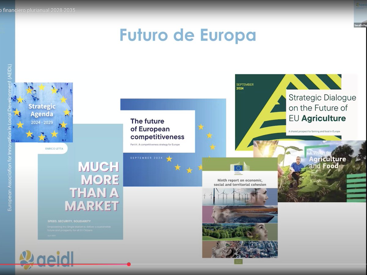 🇪🇺⇢🏘 Desarrollo rural post 2027: Rural proofing, gestión sencilla para LEADER y más fondos rurales

📑🌾Los próximos meses son cruciales para que LEADER y el desarrollo rural tenga más visibilidad en el presupuesto de la Unión Europea 

tinyurl.com/mr3nf2rh #AndaluciaRural