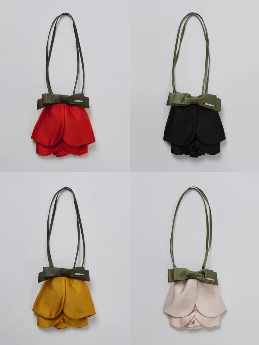 Kanako Tamura - Satin Rose Bag(Ivory) Kanako Tamura Satin Rose Bag