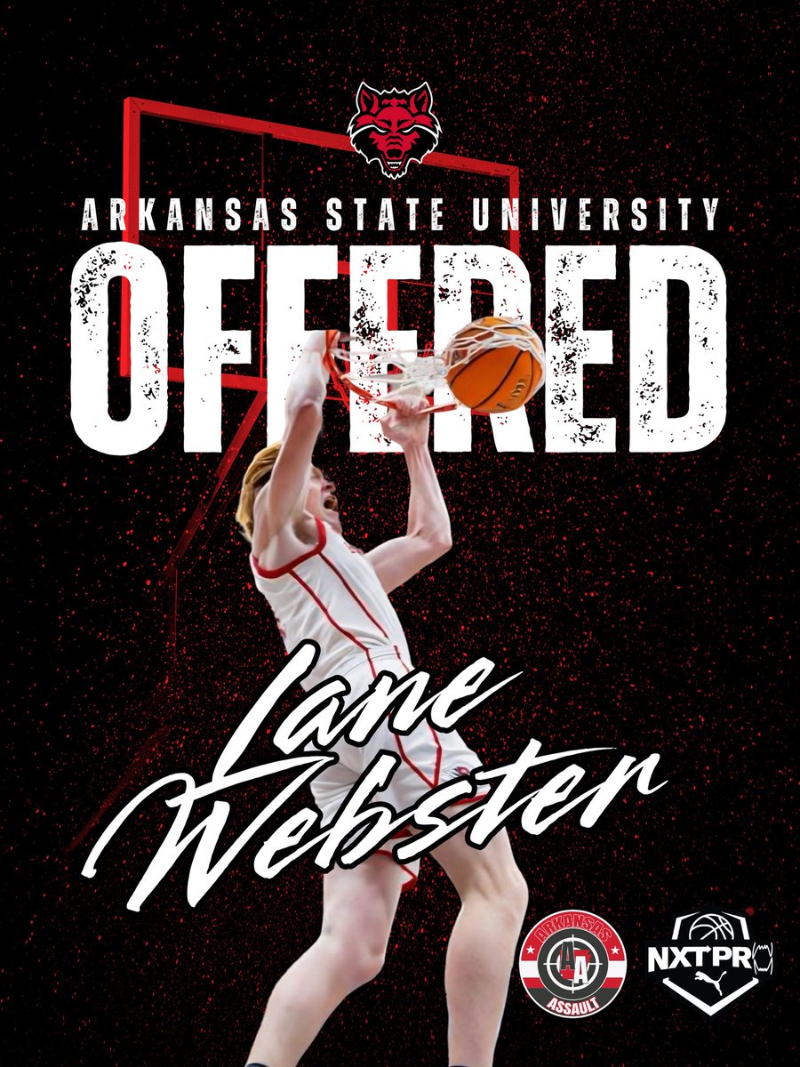 Arkansas Assault (@arkansasassault) on Twitter photo Congratulations to Lane on receiving his 3rd Division 1 college offer from Arkansas State University. It's well deserved. We are proud of you!
<a href="/RyanPannone/">Ryan Pannone</a>
<a href="/Jordan_Fair/">Jordan Fair</a>
#BeTheNxtPro
<a href="/NxtProHoops/">NXTPRO Hoops</a>
<a href="/PRO16League/">PRO16/NXTPRO League</a> Congratulations to Lane on receiving his 3rd Division 1 college offer from Arkansas State University. It's well deserved. We are proud of you!
<a href="/RyanPannone/">Ryan Pannone</a>
<a href="/Jordan_Fair/">Jordan Fair</a>
#BeTheNxtPro
<a href="/NxtProHoops/">NXTPRO Hoops</a>
<a href="/PRO16League/">PRO16/NXTPRO League</a>