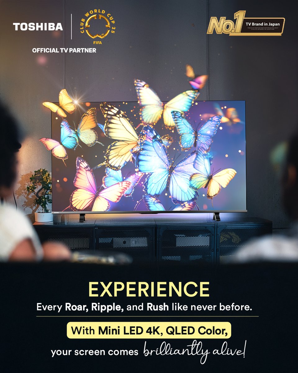 ToshibaTV_India's tweet image. When your TV picture is so real, even your popcorn gets nervous. 🍿😱
Experience next-level immersion with #MiniLED4K &amp;amp; #QLEDColors.
Not just watching — living the action

#ImmersiveViewing #MiniLED #4KTV #HomeCinema #TVThatWows #NextGenDisplay #ToshibaTV #TechForHome