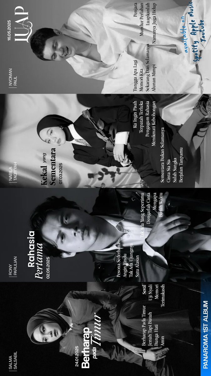 1st Album PaNaRoMa🦋
Lengkap🙌🏼
Makin Melejittt!