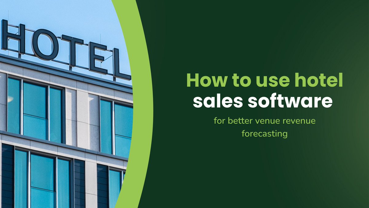 🔗 Read the full blog : hubs.li/Q03ngfnn0

📊 Forecast smarter, not harder.

If you're still relying on outdated spreadsheets and guesswork, it's time to level up. Hotel sales software is transforming how venues forecast revenue