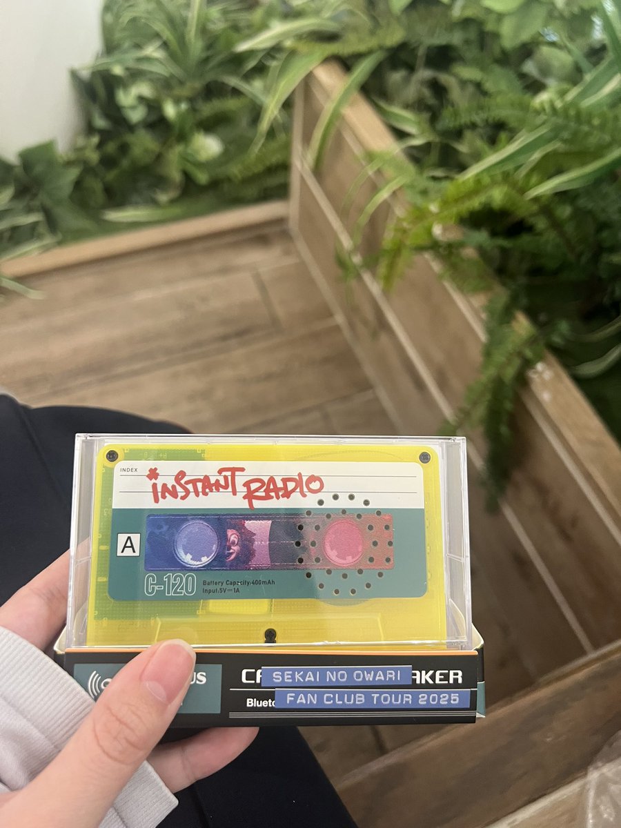 セカオワ ファンクラブツアー INSTANTRADIO カセットスピーカー SEKAI