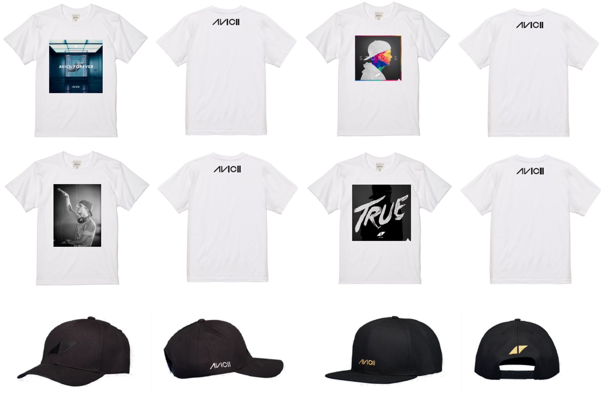 Avicii キャップ ステッカー Tシャツ Avicii Logo