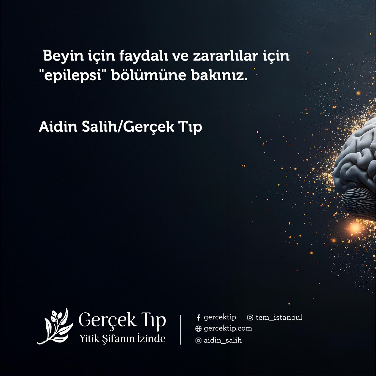 Beyin Temizlemesi

Beyin temizlemesi için hazırlık süreci gerekmez, herhangi bir organ temizliğiyle birlikte yapılabilir. 

Aidin Salih/Gerçek Tıp

#aidinsalih
#gerçektıp
#sonsöz
#beyintemizliği