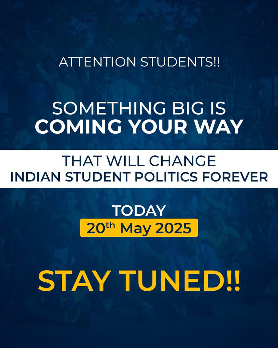 Students be ready for a big announcement 🔥