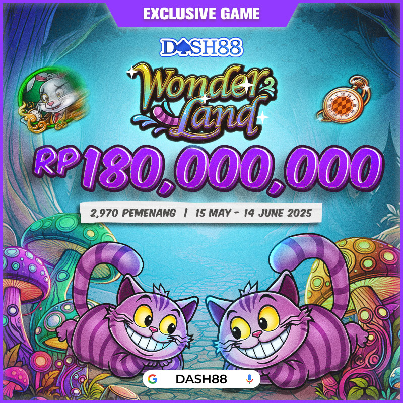 dash88cuan's tweet photo. DASH88 X IDNSLOT EXCLUSIVE GAME WONDERLAND

dash88>>  IDNSLOT menghadirkan game ekslusif terbaru yaitu Wonderland dengan promosi sebesar Rp 180.000.000!

#dash88 #slot #idnslot #linkgacor https://t.co/9IgD8tQieW