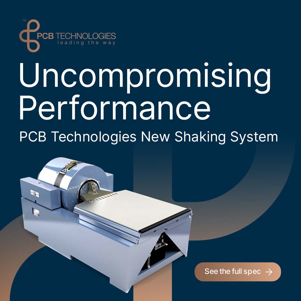 PcbTechnologies's tweet photo. Meet the new 𝗦452 𝗘𝗹𝗲𝗰𝘁𝗿𝗼𝗱𝘆𝗻𝗮𝗺𝗶𝗰 𝗦𝗵𝗮𝗸𝗲𝗿 by PCB Technologies.

🔸 Multi-axis testing (X/Y/Z)
 🔸 5,500 lbf | 2" displacement
 🔸 Apex SL control + Class D amplifier

Built for extreme reliability.

𝗦𝗲𝗲 𝘁𝗵𝗲 𝗙𝘂𝗹𝗹 𝗦𝗣𝗘𝗖: https://t.co/rF5ljpideo https://t.co/NwrCLSbvxt