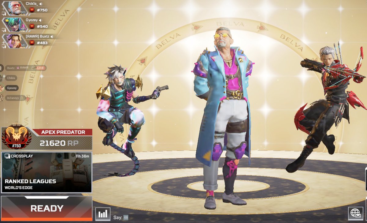 Top 1 del Mundo!!
Porfin la manco squad en pred <a href="/PlayApex/">Apex Legends</a> 
<a href="/Gyozey/">Gyozey</a> <a href="/Buxtz_/">Buxtz</a>