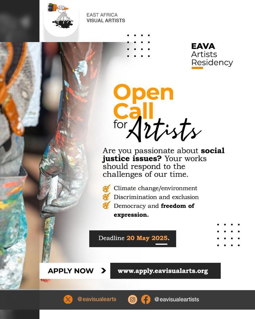 Are you driven by a passion for social justice and inspired to create meaningful change through your art?

Join a community of changemakers,apply now at apply.eavisualarts.org and let your creativity be a force for justice.

Today is the deadline. 

#EAVAResidency