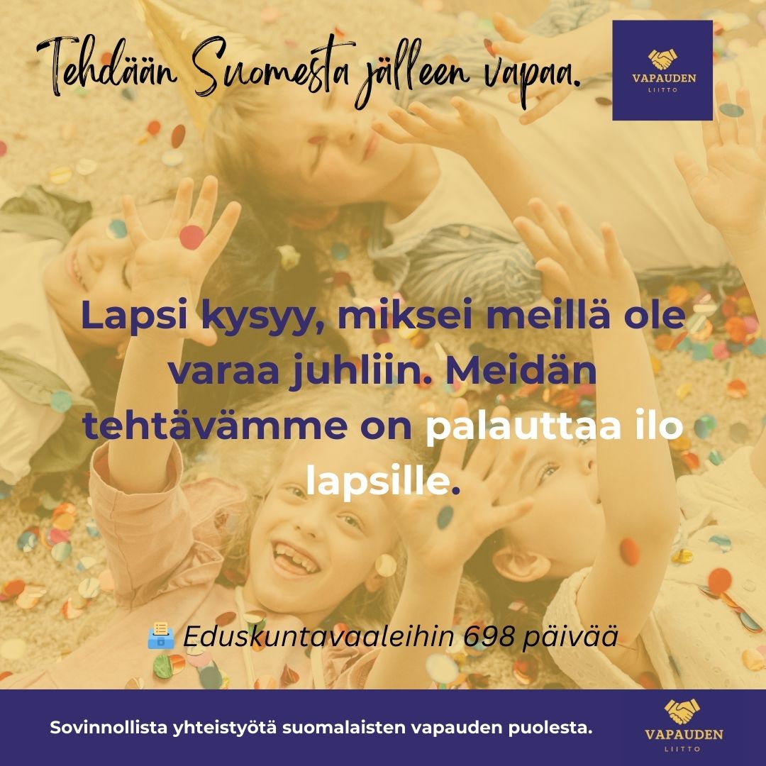 Vapauden liitto (@vlpuolue) on Twitter photo 