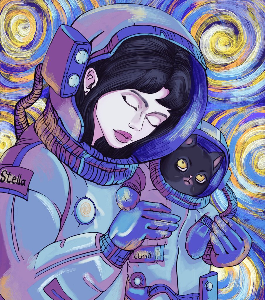 Gm🌞
Happy #TEZOSTUESDAY 
🔗👇🏻
Stella and Luna 🐈‍⬛ 🌌
30/5 Ed  1.97 xtz