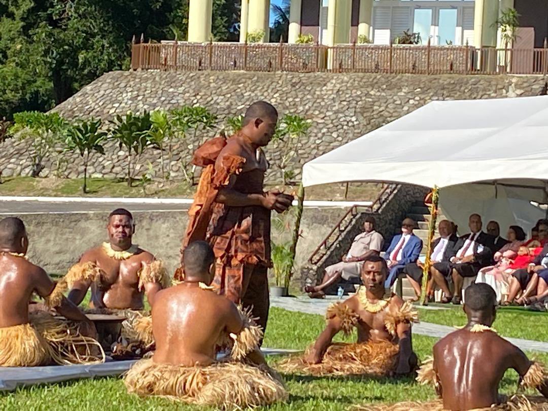 GermanyPacific's tweet photo. 🇩🇪Ambassador was honoured to attend the official opening of the Great Council of Chiefs Meeting House at the #GCC Complex in Nasese. Grateful for the kind invitation by Ministry for iTaukei Affairs. Guests were welcomed to tour the Vale ni Bose. #GCC #Fiji https://t.co/zDvWxHZsQp