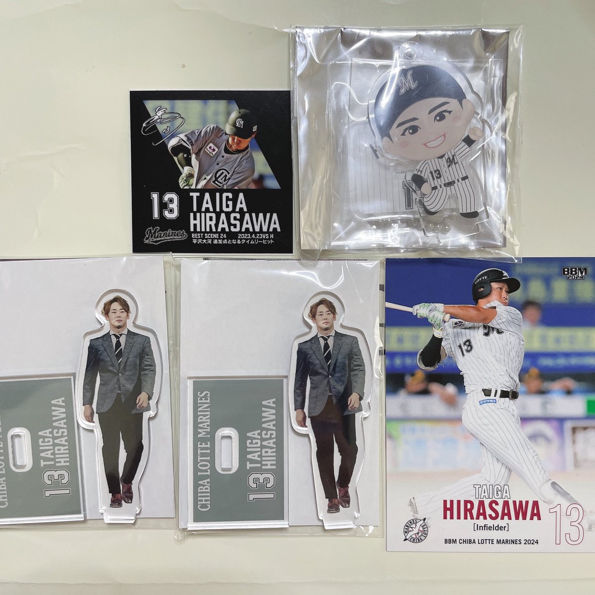 T2Qvz's tweet photo. 千葉ロッテマリーンズ 西武ライオンズ
平沢大河 グッズお譲りします。

【求】買取 または 63と交換(異種◎)
【取引方法】現地/メルカリ・ラクマ・ヤマトの匿名配送

定価以下◎
お求めの方DMまたはリプお願いいたします。

#chibalotte #マリーンズガチャ #平沢大河 https://t.co/hllfr3l9ub