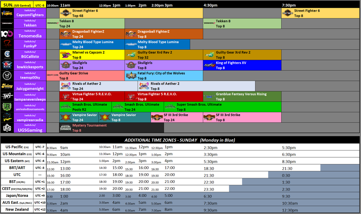 AmedeoAvocado (@_amedeoavogadro) on Twitter photo Stream schedule for Combo Breaker 2025 #COMBOBREAKER
Brackets: start.gg/tournament/com…
info: <a href="/COMBOBREAKER/">COMBO BREAKER</a> & combobreaker.org
Special thanks to <a href="/acekingoffsuit/">AceKingOffsuit ♠️❤️</a> Stream schedule for Combo Breaker 2025 #COMBOBREAKER
Brackets: start.gg/tournament/com…
info: <a href="/COMBOBREAKER/">COMBO BREAKER</a> & combobreaker.org
Special thanks to <a href="/acekingoffsuit/">AceKingOffsuit ♠️❤️</a>