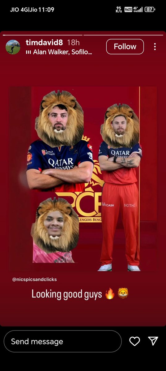 Time david ig story 😂