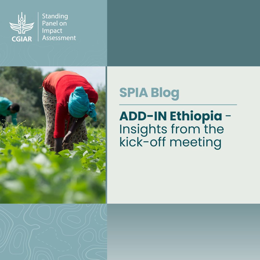 CGIAR SPIA (@cgiarspia) on Twitter photo 🌱 On March 13, the ADD-IN Ethiopia project launched in Addis Ababa, uniting different stakeholders. The meeting highlighted how research transforms into real-world impact and ways to enhance this process.
📖 Read more: bit.ly/4miUzdO
<a href="/IAES_CGIAR/">CGIAR Independent Advisory and Evaluation Service</a> <a href="/CGIAR/">CGIAR</a> 🌱 On March 13, the ADD-IN Ethiopia project launched in Addis Ababa, uniting different stakeholders. The meeting highlighted how research transforms into real-world impact and ways to enhance this process.
📖 Read more: bit.ly/4miUzdO
<a href="/IAES_CGIAR/">CGIAR Independent Advisory and Evaluation Service</a> <a href="/CGIAR/">CGIAR</a>