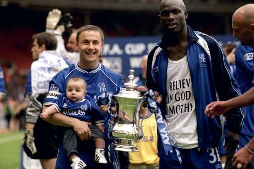 On this day: 2000 - Chelsea won the last FA Cup final at the old Wembley Stadium. They beat Aston Villa 1-0. #cfcHeritage #Chelsea