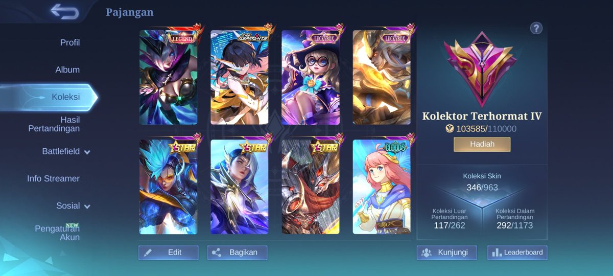 imannnxml's tweet photo. wts akun ml
ling collector 315k (skin 160)
miya legend ft ruby aspi 300k (skin 346)
alucard legend 250k (skin 246)
legend alpha 290k (skin 162)
avail rekber saling kenal
ig jualan: https.imannnxml
wa: 081400782107
#zonauang #zonajajan️️ #jbmlbb #jualakun https://t.co/2rGmGf3Hyo