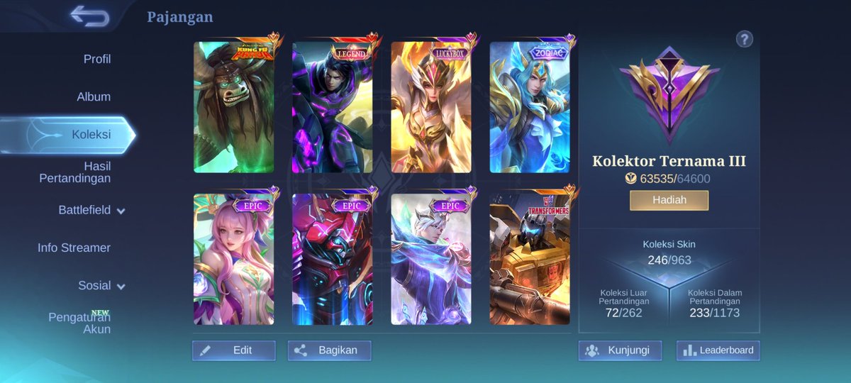 imannnxml's tweet photo. wts akun ml
ling collector 315k (skin 160)
miya legend ft ruby aspi 300k (skin 346)
alucard legend 250k (skin 246)
legend alpha 290k (skin 162)
avail rekber saling kenal
ig jualan: https.imannnxml
wa: 081400782107
#zonauang #zonajajan️️ #jbmlbb #jualakun https://t.co/2rGmGf3Hyo
