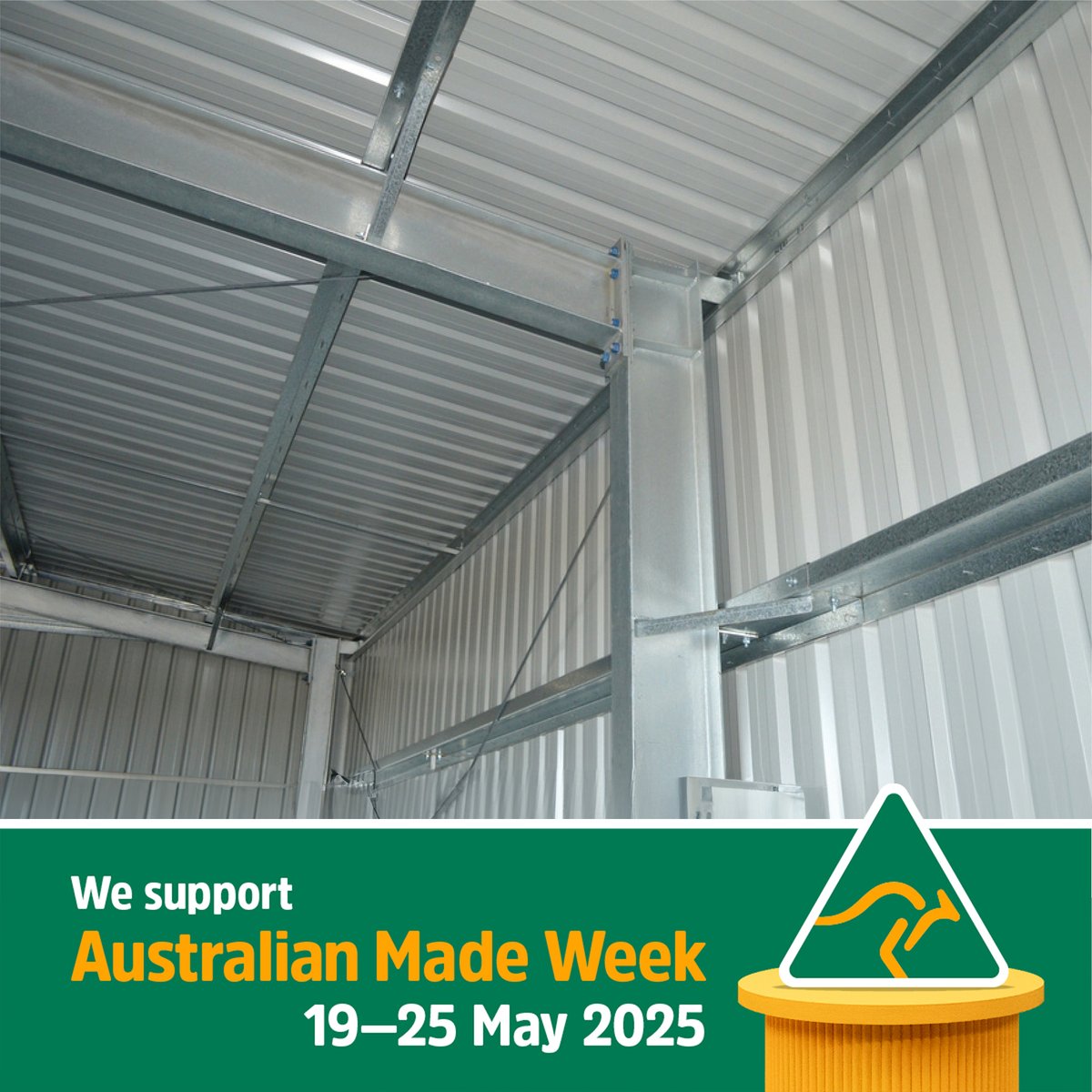 aline_systems's tweet photo. Celebrating Australian Made Week! 🇦🇺🎉
Here at A-Line, we use 100% Australian Made Products.
#colorbondsteel #bluescopesteel #OrrconSteel #supportaustralianmade #australianmade #aussiemade #supportaustralianbusines https://t.co/pgg2rAGpSx