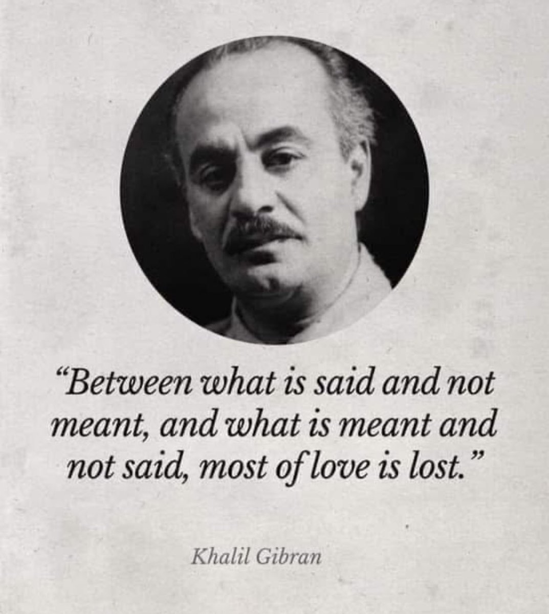 Has there ever been a greater master of words than Khalil Gibran. Almost every quote has the power to stop me in my tracks and remember what’s most important ❤️