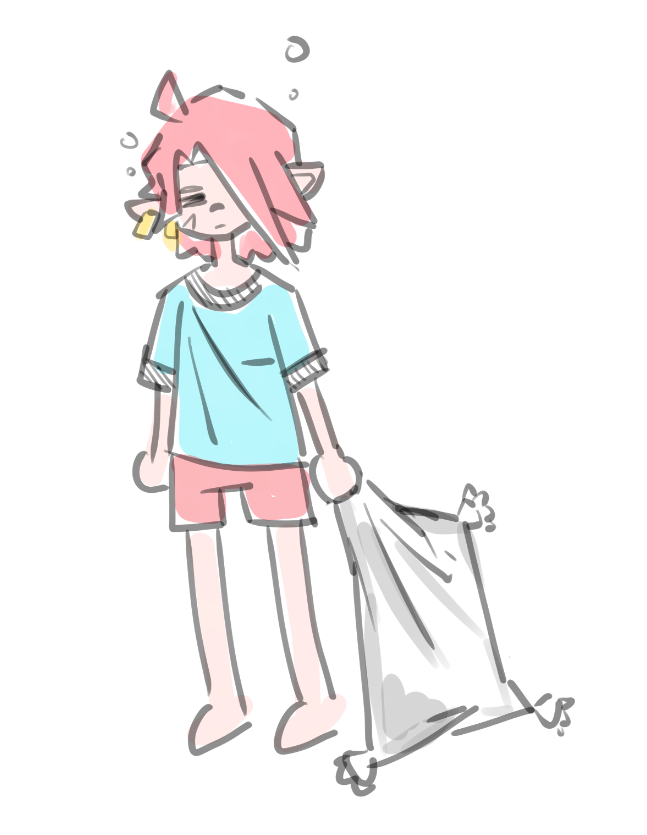 CChrysanthium's tweet image. a sleepy doodle.