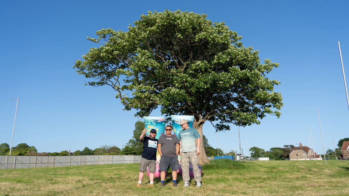 Gearing up for the weekend
In It Together Festival IV 
Old Park Farm, Margam