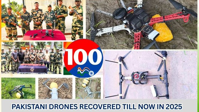 Seema__1990's tweet image. हथियारों से नहीं, हौसले से सरहदें महफूज़ रहती हैं।
BSF पंजाब ने 2025 में 60 अवैध हथियार बरामद किए —
आतंक की जड़ें यहीं काट दीं!
#AlertBSF 🇮🇳
#BSFDroneslayers
#IndianBorderSecurity
#IndoPakBorder 
#War2Teaser #CabinetMP_RajwadaIndore