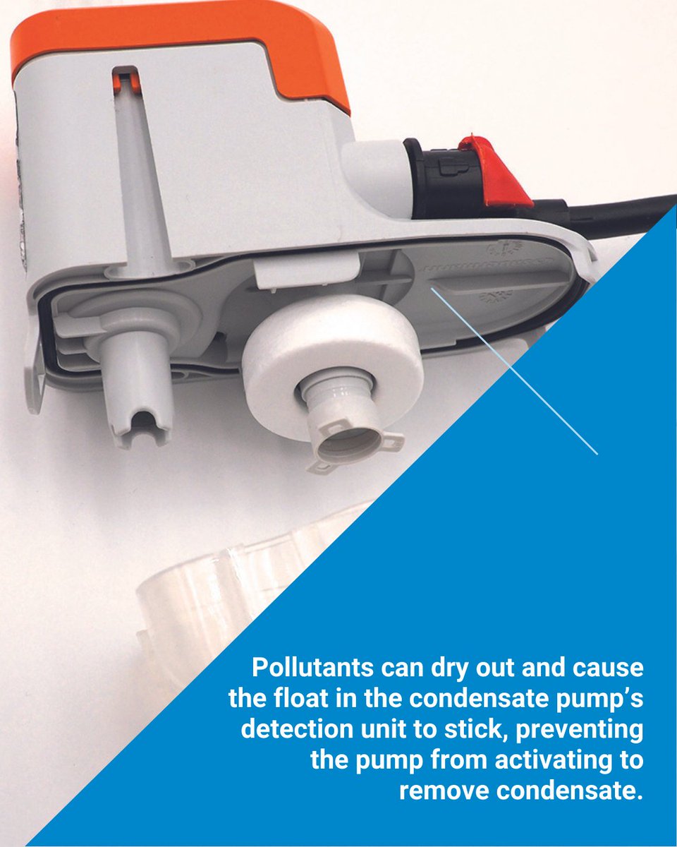 🤔 Why is it important to clean a condensate pump?
👉 Because doing so can prevent several risks!

Swipe through to discover the main risks associated with the condensate that forms in an AC unit and why maintaining cleanliness is essential ➡