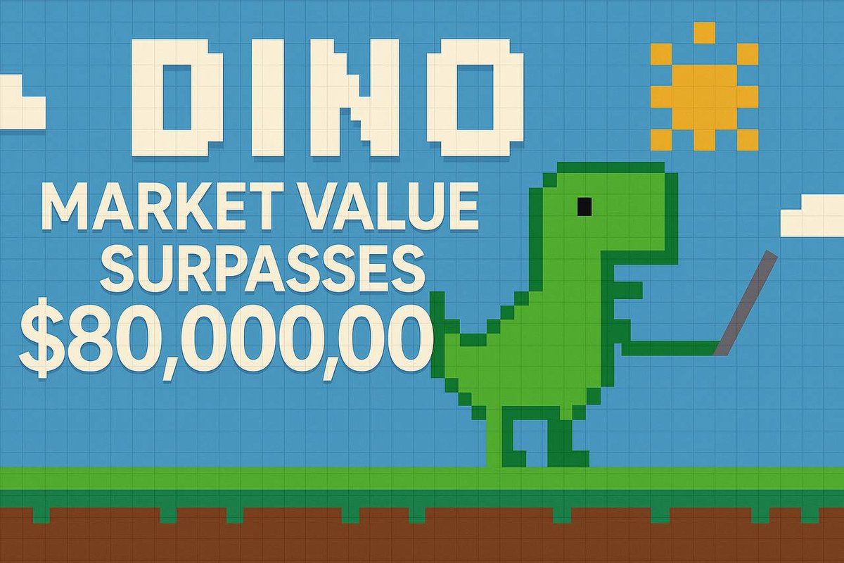 🚀 $DINO just soared past an $80M market cap!

We’re giving away 5,000 DINO tokens to each of 3 lucky winners—15,000 tokens total!

How to enter:

🥇Like this post
🥈Retweet
🥉Tag 3 friends in the comments

Winners will be announced in 48 hours!
<a href="/BaseHubHB/">Base Hub 🛡️</a> @MemesOnBase <a href="/base/">Base</a>