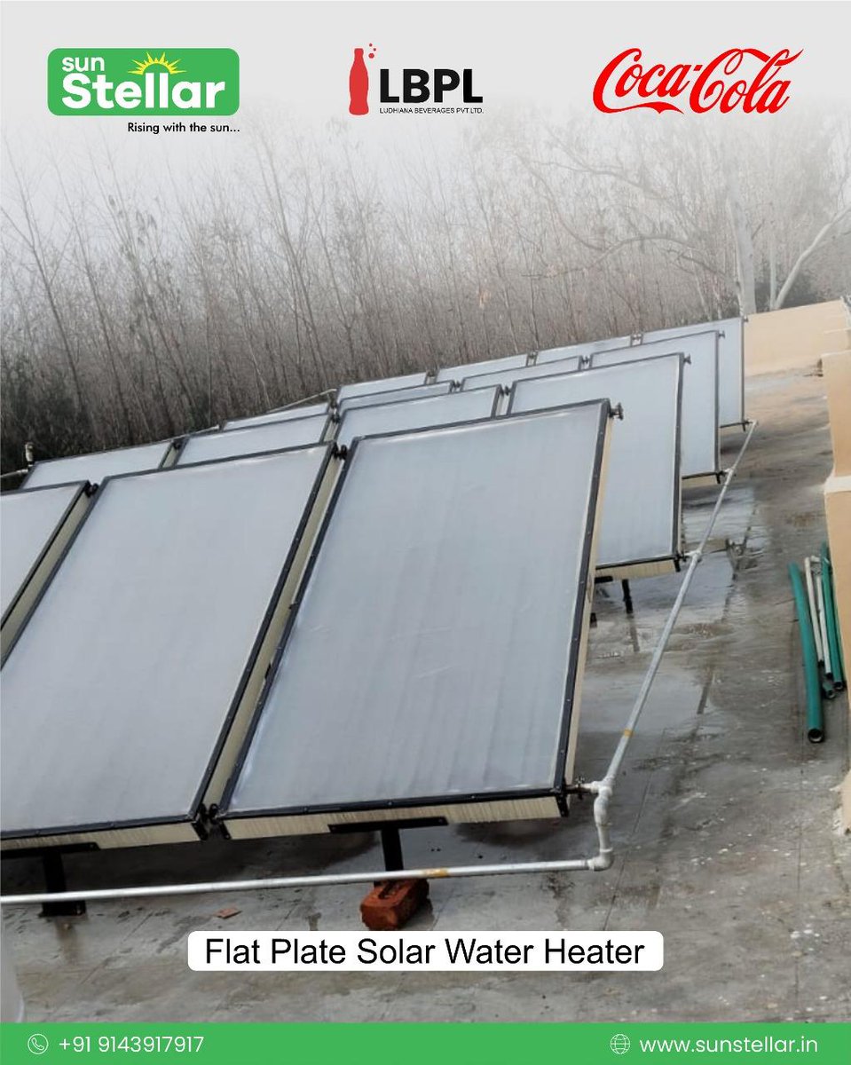 Sun Stellar proudly delivers a Hybrid Hot Water Solution at LBPL – the official bottling partner of Coca-Cola, in Hoshiarpur, Punjab.

📞 +91 9143917917 | 🌐 sunstellar.in

#SunStellar #CocaCola #LBPL #SustainableSolutions #HybridHotWaterSystem #SolarWaterHeater