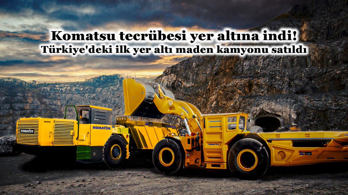 forummakina's tweet image. KOMATSU TECRÜBESİ YER ALTINA İNDİ:
TÜRKİYE'DEKİ İLK YER ALTI MADEN KAMYONU SATILDI

Haberi sitemizde okumak için;
forummakina.com.tr/tr/haberler/tu… 

Dijital dergimizi okumak için;
bit.ly/3EVPffP  
#komatsu #marubeni #mining #constructionequipment #magazine #Japan #Turkiye
