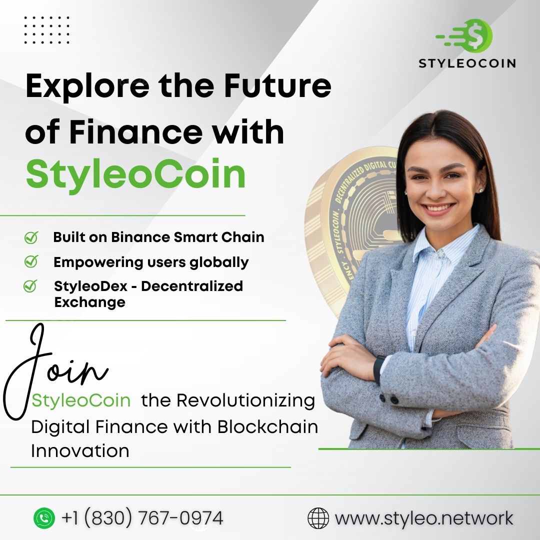 styleocoin's tweet photo. Explore the Future of Finance with StyleoCoin

✅Built on Binance Smart Chain
✅Empowering users globally
✅StyleoDex - Decentralized Exchange

Join StyleoCoin the Revolutionizing Digital Finance with Blockchain
Innovation

Visit - 📷https://t.co/yFiXrflmEo
#cryptoinvesting https://t.co/EmBDtPAoy7