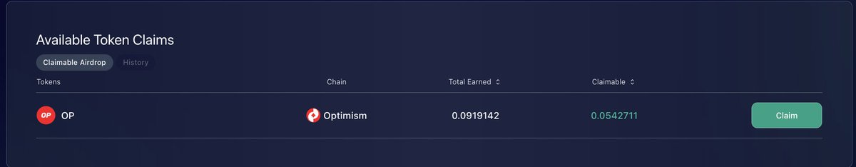 Claim your week 2 $OP rewards.

1⃣Head to: app.sakefinance.com/rewards 
2⃣Claim your $OP reward earned during week 2.