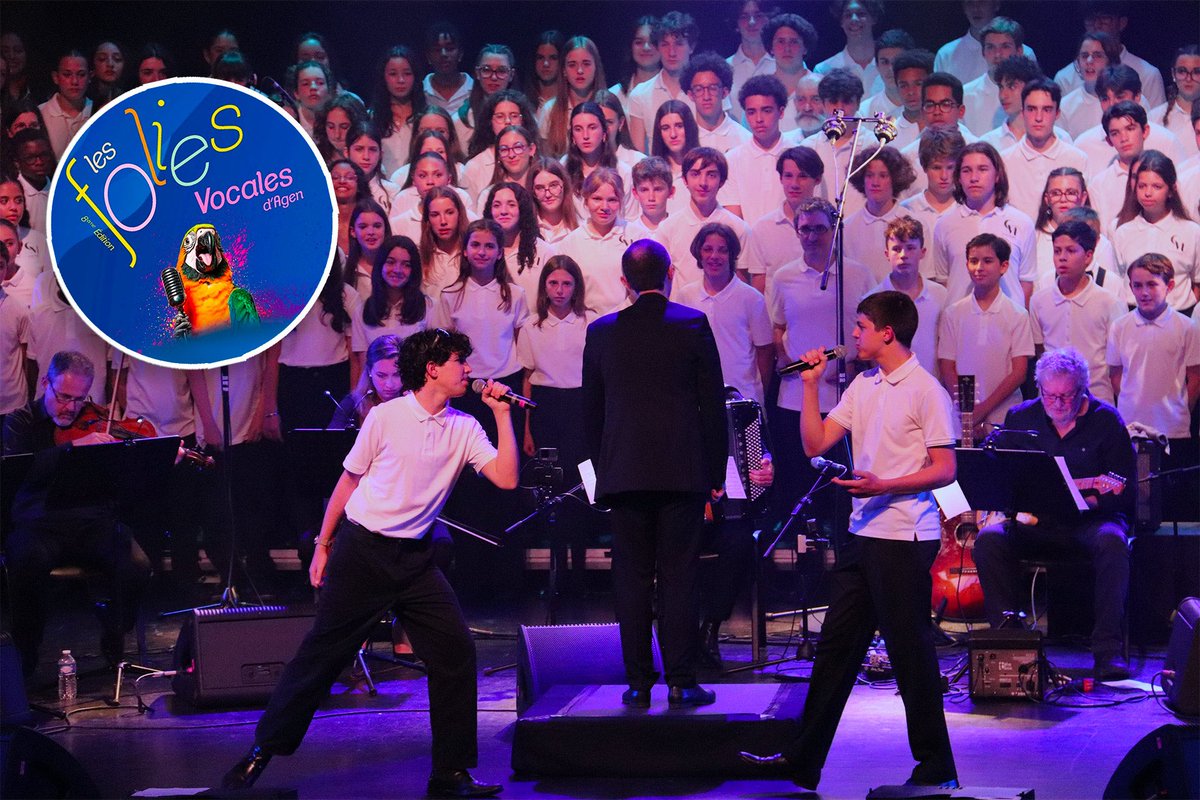 Classe musique des Ponts-Jumeaux (@classemusique31) on Twitter photo La chorale de la <a href="/Classemusique31/">Classe musique des Ponts-Jumeaux</a> sera en concert ce samedi 24 mai 14h30 place Foch <a href="/villeagen/">Ville d'Agen 🇫🇷🇪🇺🇺🇦</a> dans le cadre du festival les <a href="/foliesvocales/">foliesvocalesagen</a>. Concert gratuit et partagé avec le chœur Cant’Agen : venez nombreux ! 🎶 <a href="/HauteGaronne/">Haute-Garonne</a> <a href="/actoulouse/">Académie de Toulouse</a> <a href="/DSDEN31/">DSDEN 31</a> <a href="/DAACToulouse/">DAAC Toulouse</a> <a href="/MusiqueToulouse/">Education musicale - Toulouse</a> La chorale de la <a href="/Classemusique31/">Classe musique des Ponts-Jumeaux</a> sera en concert ce samedi 24 mai 14h30 place Foch <a href="/villeagen/">Ville d'Agen 🇫🇷🇪🇺🇺🇦</a> dans le cadre du festival les <a href="/foliesvocales/">foliesvocalesagen</a>. Concert gratuit et partagé avec le chœur Cant’Agen : venez nombreux ! 🎶 <a href="/HauteGaronne/">Haute-Garonne</a> <a href="/actoulouse/">Académie de Toulouse</a> <a href="/DSDEN31/">DSDEN 31</a> <a href="/DAACToulouse/">DAAC Toulouse</a> <a href="/MusiqueToulouse/">Education musicale - Toulouse</a>