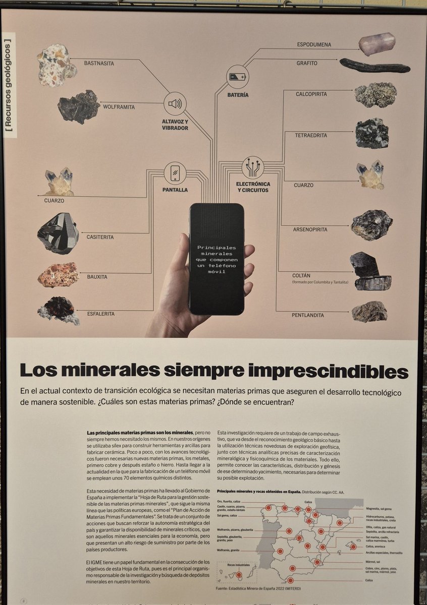 Diego Moldes (@diegomoldesgonz) on Twitter photo Buenos días.
Visité con mi mujer e hijos el <a href="/MuseoGeominero/">Museo Geominero</a> y vi este cartel.
El pasado domingo día 18, <a href="/oscarlopeztwit/">Oscar López Agueda</a> ministro de
<a href="/mintradigital/">Ministerio Transformación Digital Función Pública</a> hizo un video interesante sobre este museo recomendando su visita.
¿Qué os parece la información de la imagen? Gracias. Buenos días.
Visité con mi mujer e hijos el <a href="/MuseoGeominero/">Museo Geominero</a> y vi este cartel.
El pasado domingo día 18, <a href="/oscarlopeztwit/">Oscar López Agueda</a> ministro de
<a href="/mintradigital/">Ministerio Transformación Digital Función Pública</a> hizo un video interesante sobre este museo recomendando su visita.
¿Qué os parece la información de la imagen? Gracias.