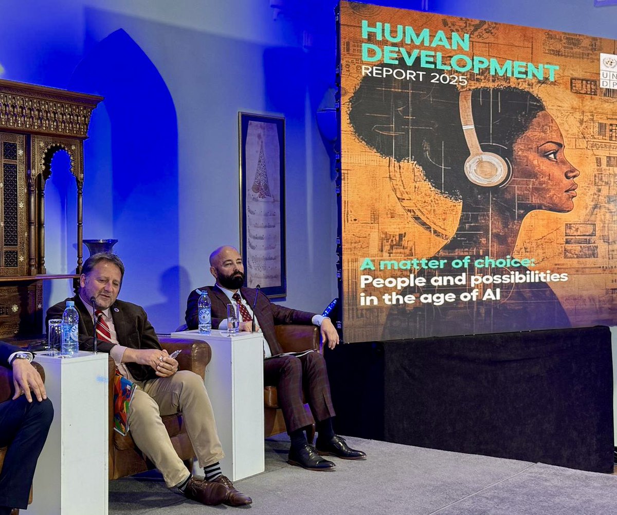Renaud Meyer (@renaudmeyer) on Twitter photo Embracing #ArtificialIntelligence instead of fearing it, investing in people more than in machines, will unleash the potential of #digital 4 development. Sharing the messages of the 2025 <a href="/HDRUNDP/">Human Development</a> Report at the #SarajevoEconomicForum. Download the report👉 hdr.undp.org/content/human-… Embracing #ArtificialIntelligence instead of fearing it, investing in people more than in machines, will unleash the potential of #digital 4 development. Sharing the messages of the 2025 <a href="/HDRUNDP/">Human Development</a> Report at the #SarajevoEconomicForum. Download the report👉 hdr.undp.org/content/human-…