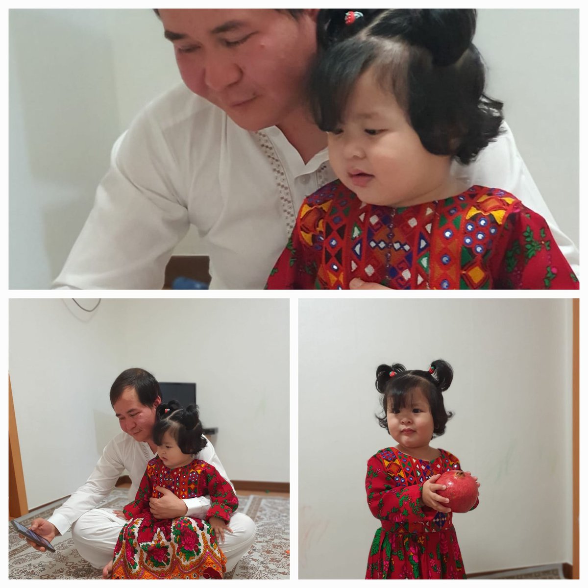 Happy Hazara culture day .
Sana and papa 
#HazaraCultureDay