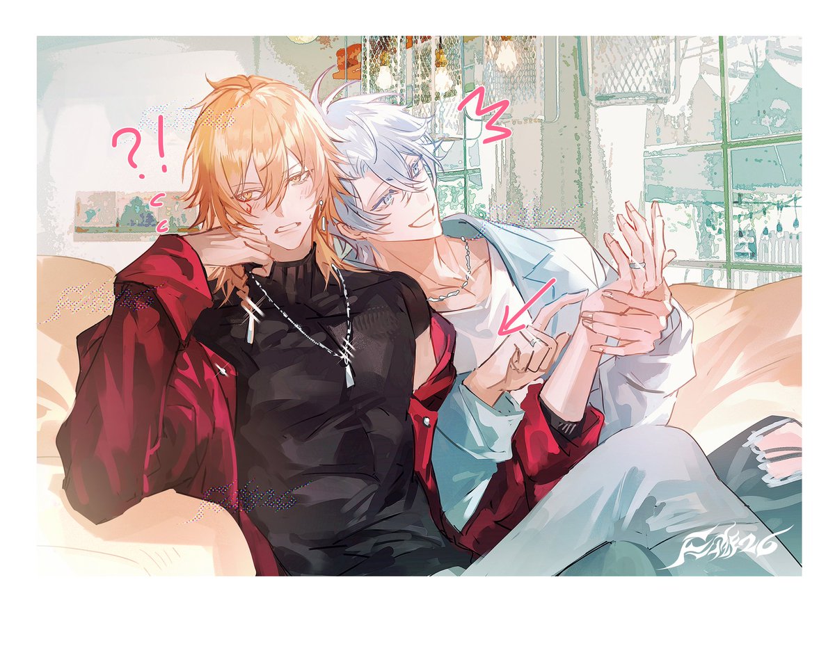 fhyze26's tweet image. #phaidei 《师傅你这看手相正经吗》
“厉害啊万敌,你的生命线已经突破天际了。”
“你什么时候学的神棍这套啊……”
——厄敌520快乐!