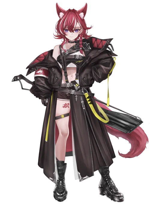 [works]新人Vtuber 狛噛伏狼さま(#Fuuro_komagami )のお仕立て&amp;KV2種を担当させていただきました差分も含めたくさんお作りさせていただいておりますこの度はリデビューおめでとうございます! 